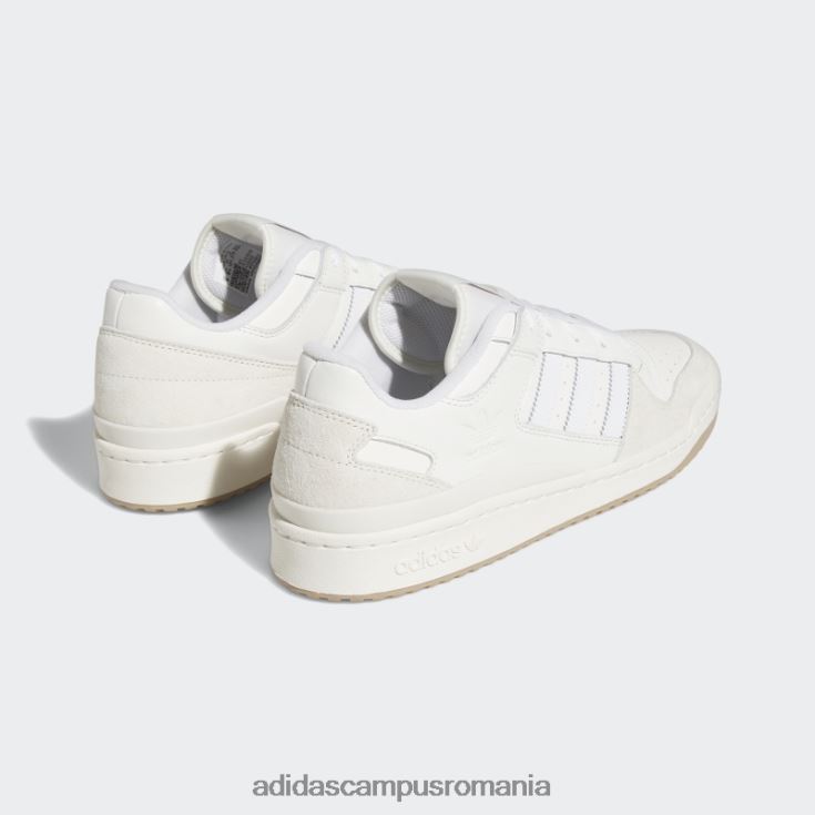 adidas campus romania forum low pantofi clasici alb bărbați alb J266N24687