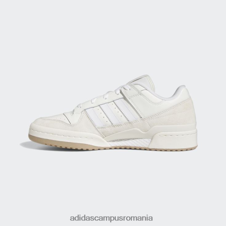 adidas campus romania forum low pantofi clasici alb bărbați alb J266N24687
