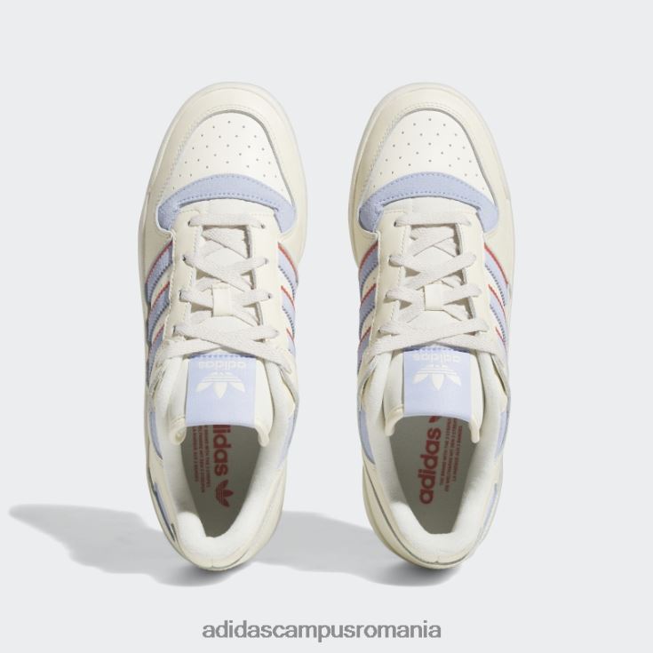 adidas campus romania forum low pantofi clasici albastru zori bărbați alb/albastru zori/rosu J266N2168