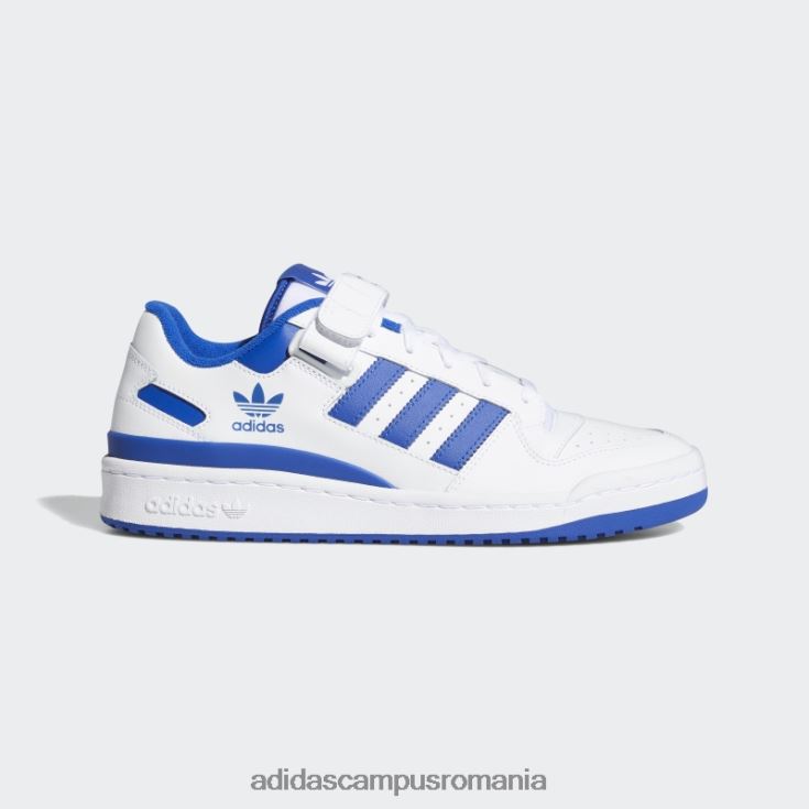 adidas campus romania forum pantofi joase albastru regal bărbați alb/albastru regal J266N2277