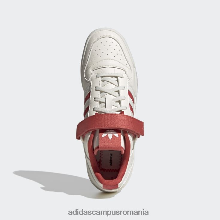 adidas campus romania forum pantofi joase nuanță albă bărbați nuanță albă/roșu J266N2235