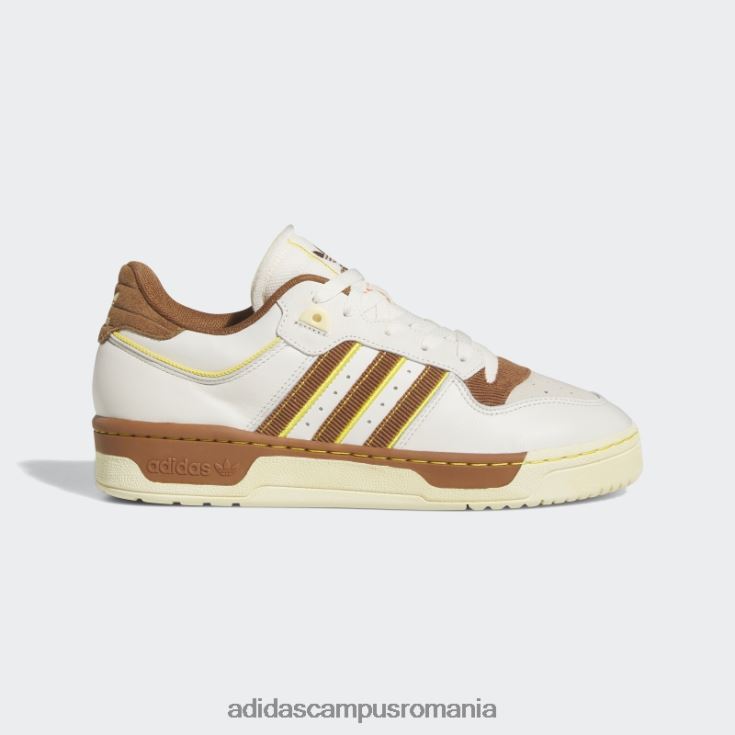 adidas campus romania galben rivalitate low 86 pantofi bărbați alb/maro/galben J266N2244