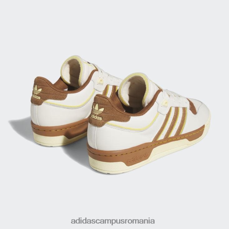 adidas campus romania galben rivalitate low 86 pantofi bărbați alb/maro/galben J266N2244