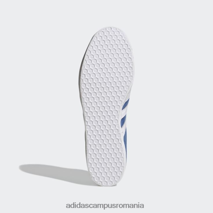adidas campus romania gazelle 85 pantofi pasăre albastră bărbați pasăre albastră/alb/auriu metalic J266N2211