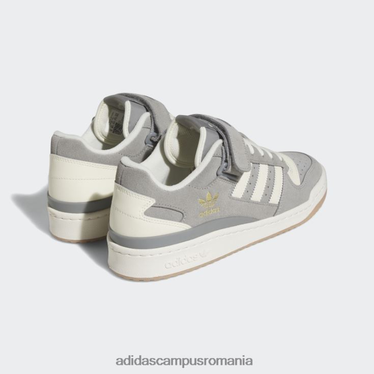 adidas campus romania gum forum pantofi joase bărbați gri/alb/gumă J266N2283