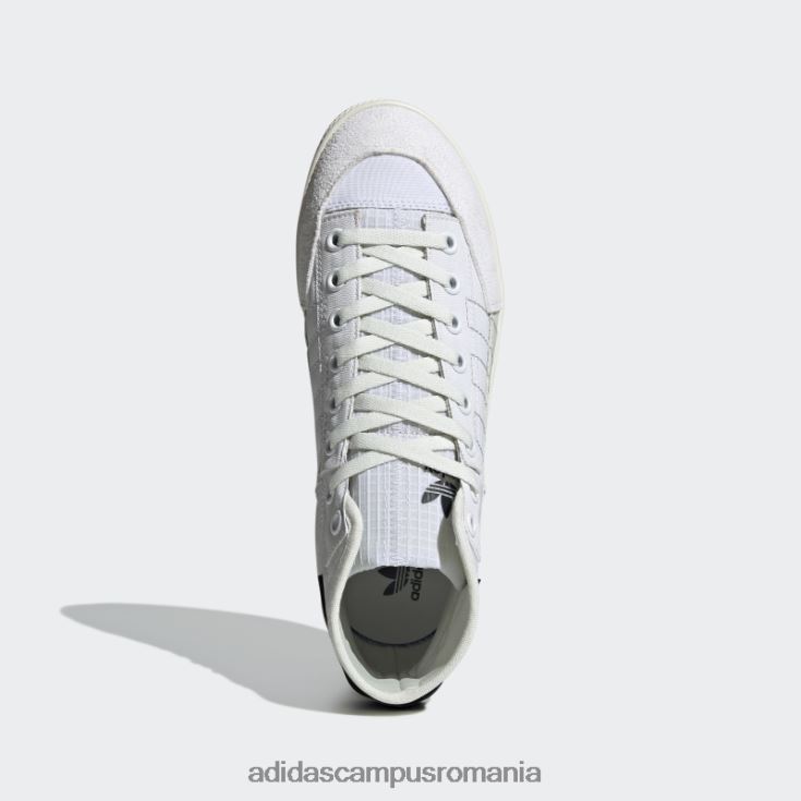 adidas campus romania hot nizza parley pantofi albi bărbați alb J266N2556