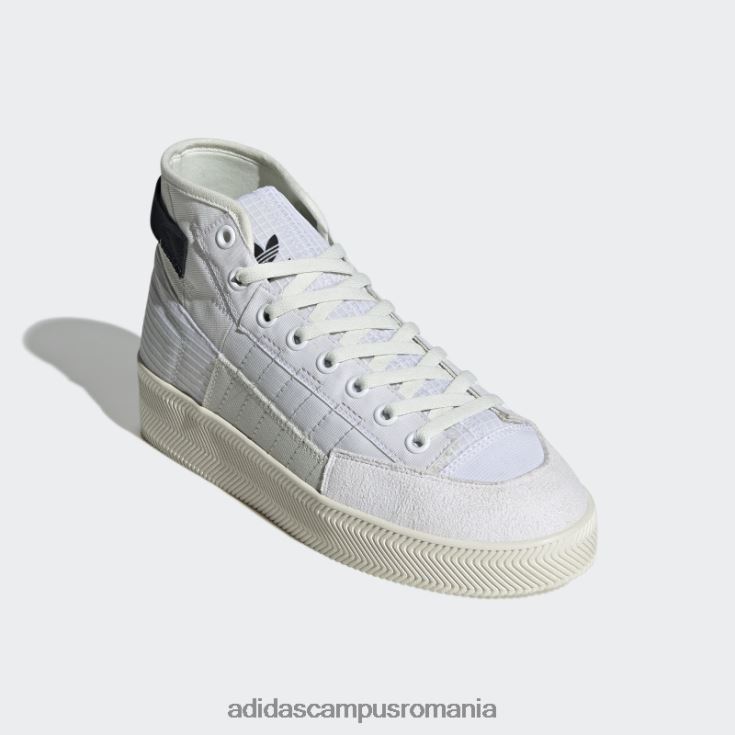 adidas campus romania hot nizza parley pantofi albi bărbați alb J266N2556