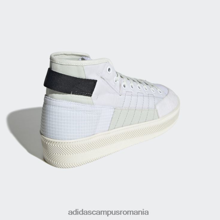 adidas campus romania hot nizza parley pantofi albi bărbați alb J266N2556