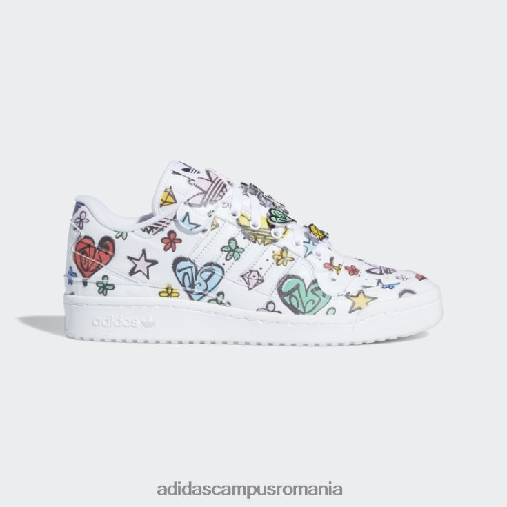adidas campus romania jeremy scott forum 84 pantofi mono joasa moda neagra bărbați alb negru J266N24673