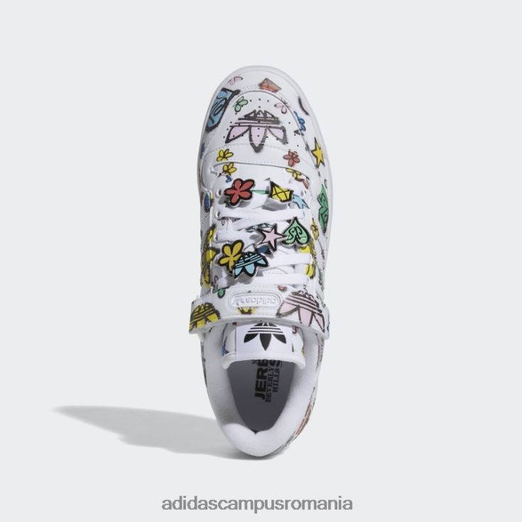 adidas campus romania jeremy scott forum 84 pantofi mono joasa moda neagra bărbați alb negru J266N24673