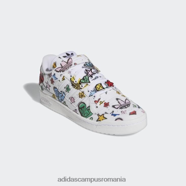 adidas campus romania jeremy scott forum 84 pantofi mono joasa moda neagra bărbați alb negru J266N24673