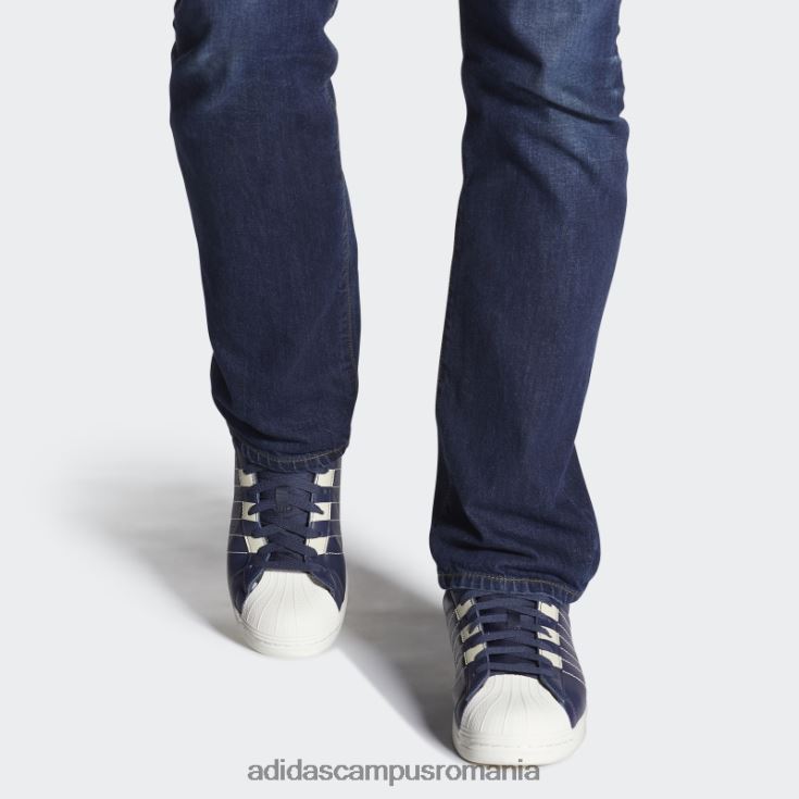 adidas campus romania marină superstar bărbați bleumarin/alb J266N2433