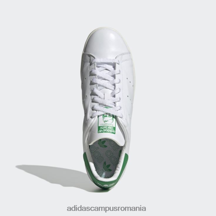 adidas campus romania moda pantofi stan smith anii 80 verzi bărbați alb/verde J266N213040