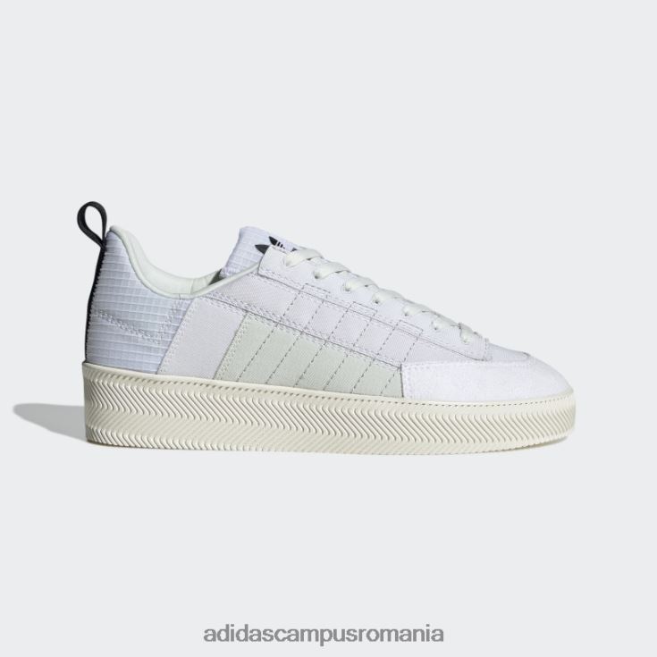 adidas campus romania nizza parley pantofi albi bărbați alb J266N2485