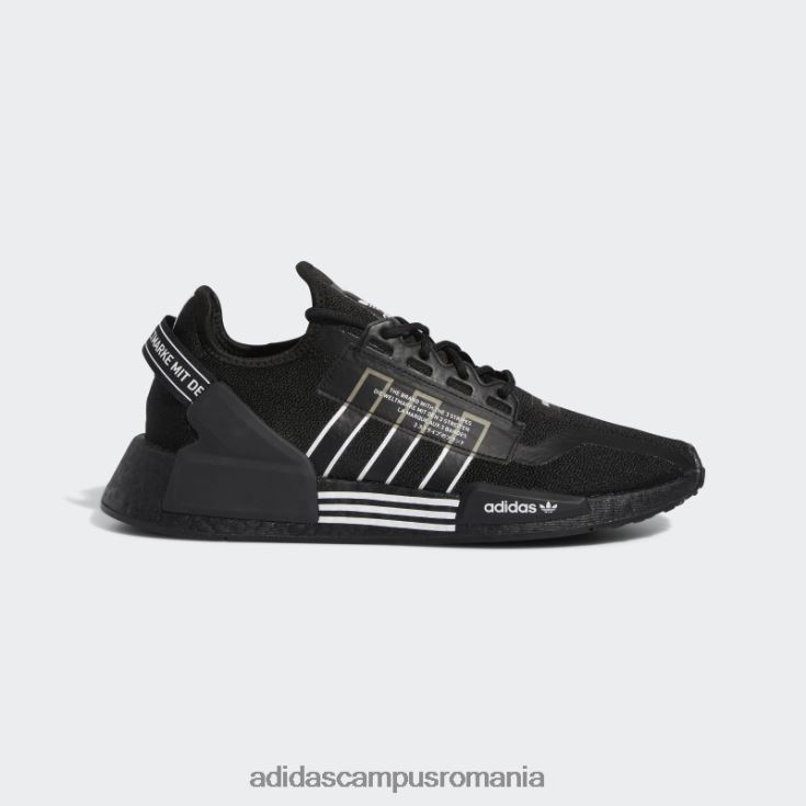 adidas campus romania nmd-r1 pantofi albi v2 bărbați alb negru J266N24219