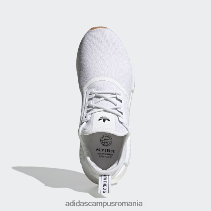 adidas campus romania nmd-r1 primeblue pantofi gumă bărbați alb/gumă J266N23842
