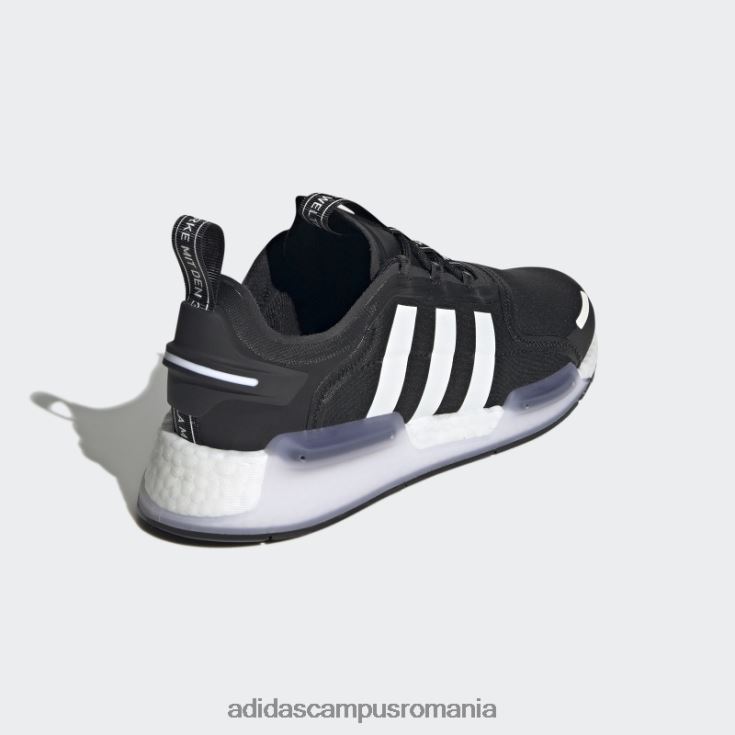 adidas campus romania nmd-v3 pantofi albi eleganti bărbați alb negru J266N26257