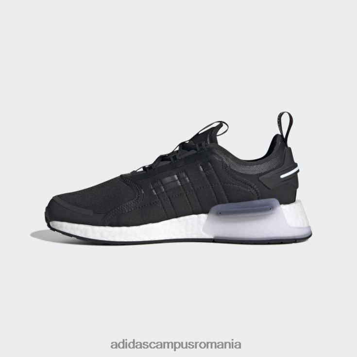 adidas campus romania nmd-v3 pantofi albi eleganti bărbați alb negru J266N26257