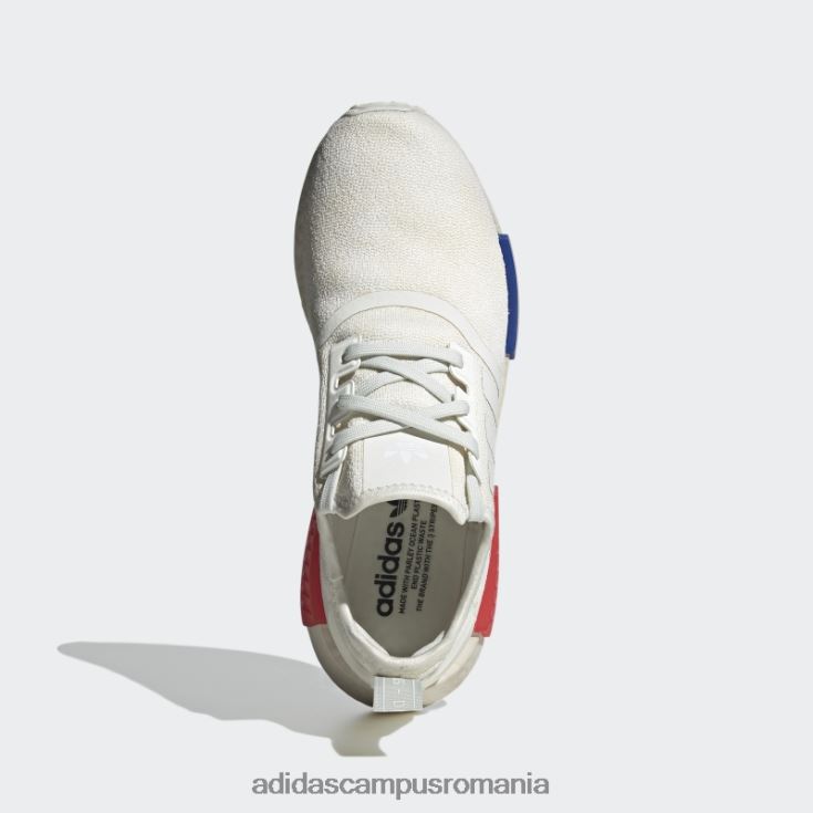 adidas campus romania nuanță albă pantofi nmd-r1 bărbați nuanță albă/roșu glorie/albastru J266N23989