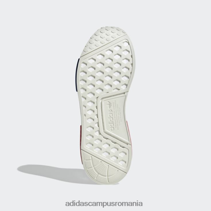 adidas campus romania nuanță albă pantofi nmd-r1 bărbați nuanță albă/roșu glorie/albastru J266N23989