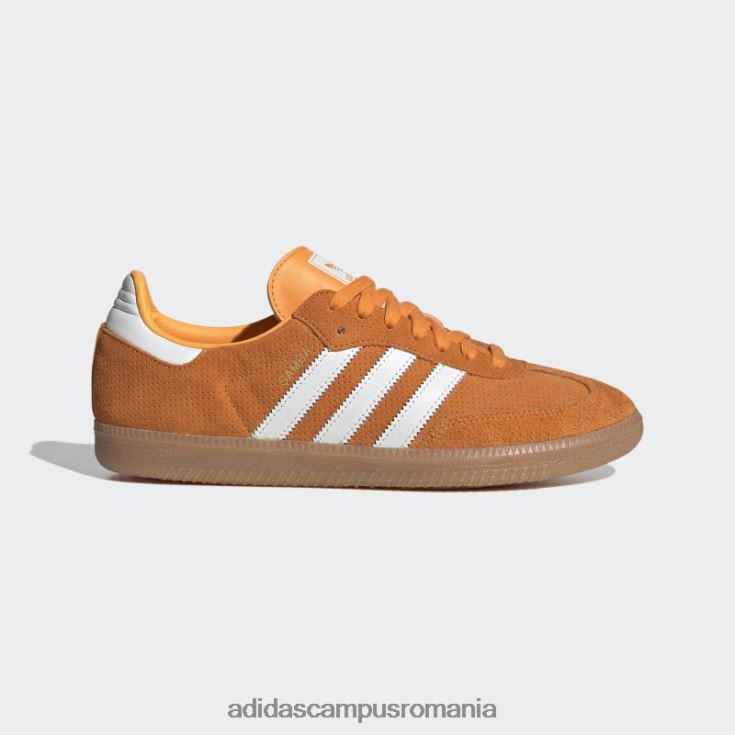 adidas campus romania orange rush samba og pantofi bărbați papură portocalie/alb/gumă J266N212502