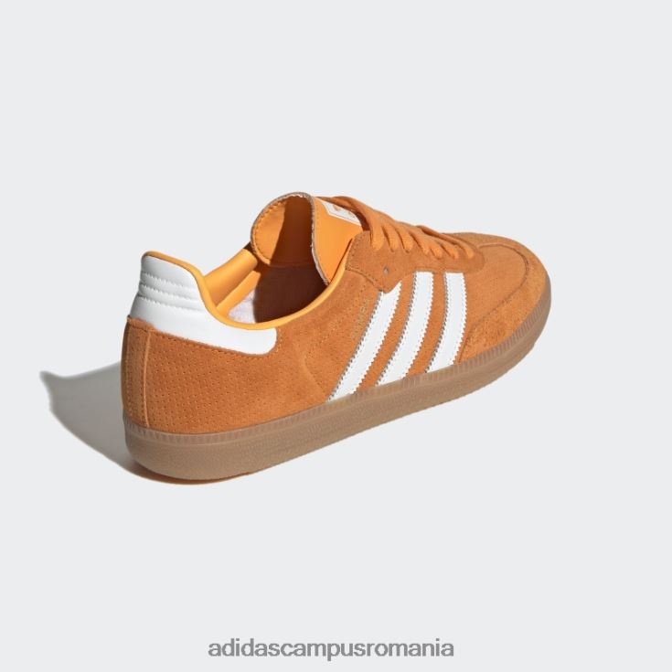 adidas campus romania orange rush samba og pantofi bărbați papură portocalie/alb/gumă J266N212502