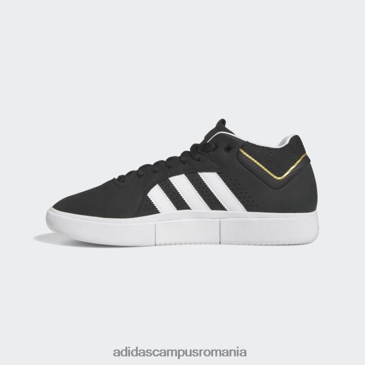 adidas campus romania pantofi Tyshawn aurii metalici bărbați negru/alb/auriu metalic J266N24626