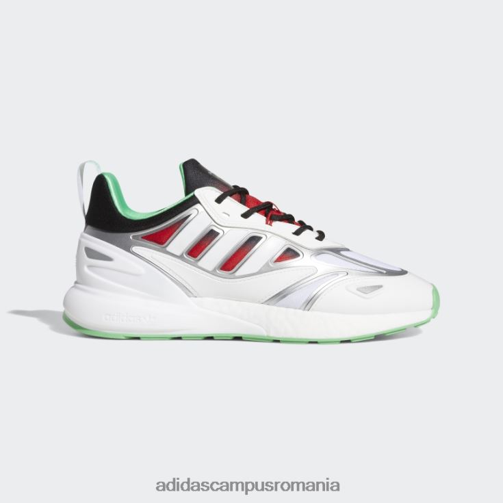 adidas campus romania pantofi adidas gamora zx 2k boost argintii bărbați argintiu/alb/stacojiu J266N2693