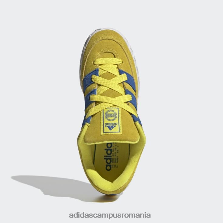 adidas campus romania pantofi adimatic galbeni bărbați galben/albastru/alb J266N2626