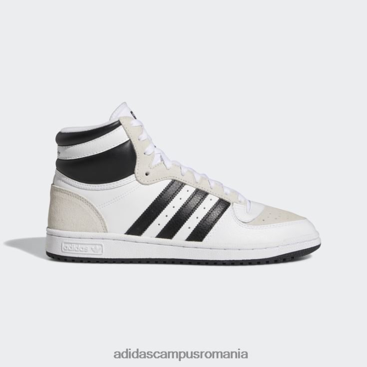 adidas campus romania pantofi albi de top zece rb bărbați alb negru J266N25945