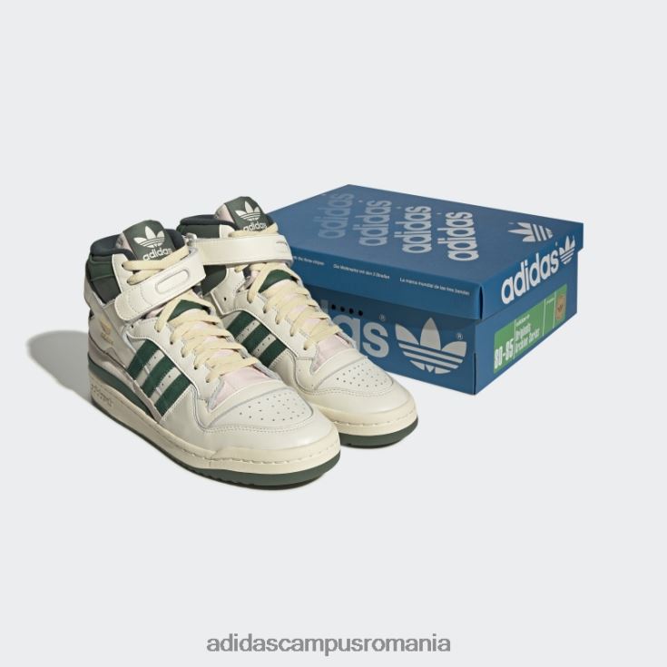 adidas campus romania pantofi albi forum 84 bărbați alb/verde închis J266N2233