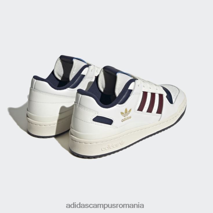 adidas campus romania pantofi albi forum low cl bărbați alb roșu J266N2227