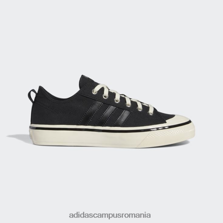 adidas campus romania pantofi albi nizza rf 74 bărbați negru/alb/gumă J266N2123