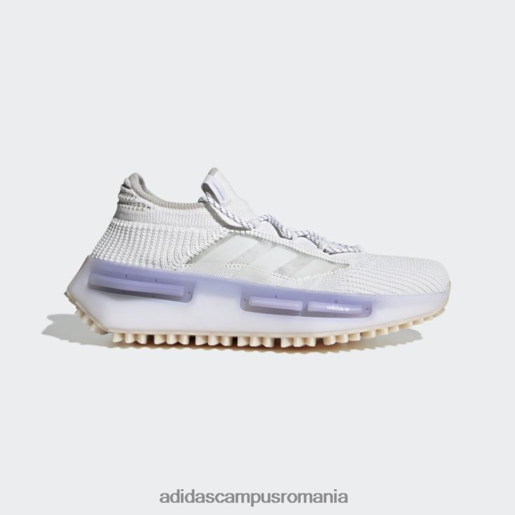 adidas campus romania pantofi albi nmd s1 bărbați alb/violet deschis J266N246