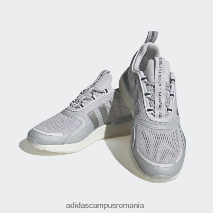 adidas campus romania pantofi albi nmd-v3 eleganti bărbați gri/argintiu/alb J266N2274