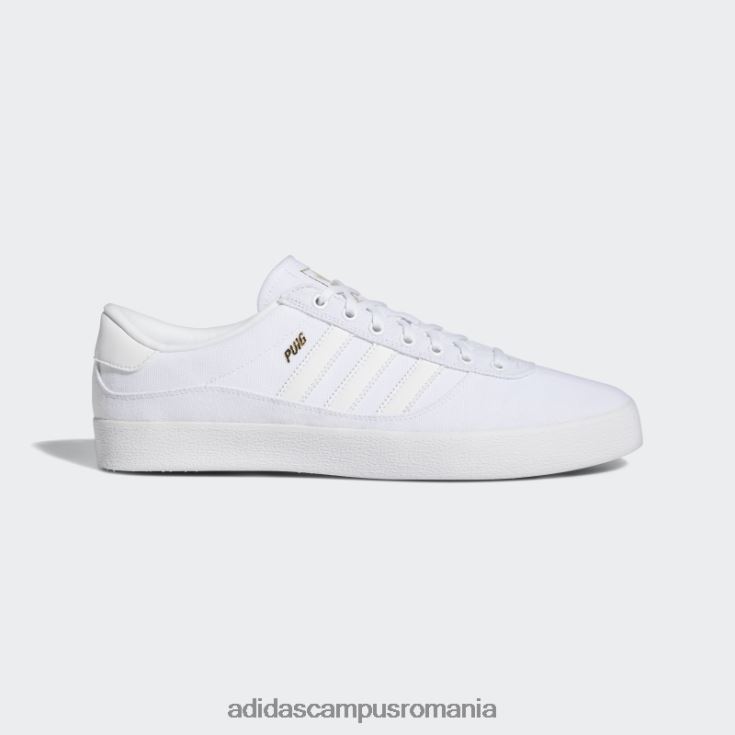 adidas campus romania pantofi albi puig indoor bărbați alb/gumă J266N2646