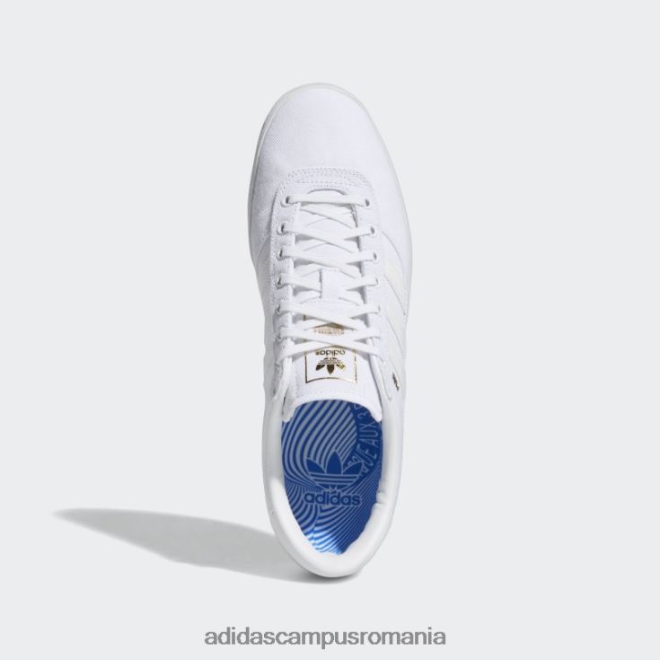 adidas campus romania pantofi albi puig indoor bărbați alb/gumă J266N2646