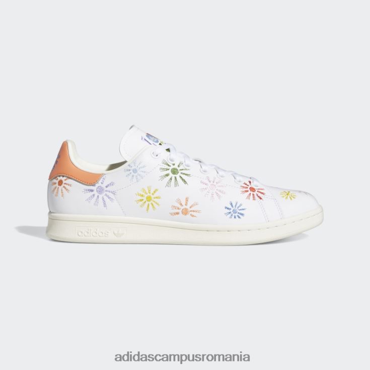 adidas campus romania pantofi albi stan smith pride bărbați alb/roz adevărat J266N2538