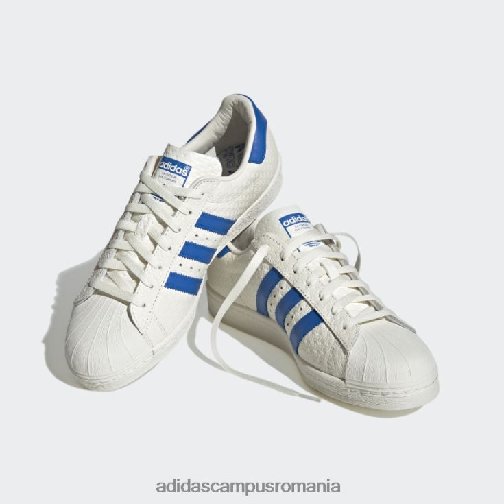 adidas campus romania pantofi albi superstar 82 bărbați pasăre albă/albastru J266N24177