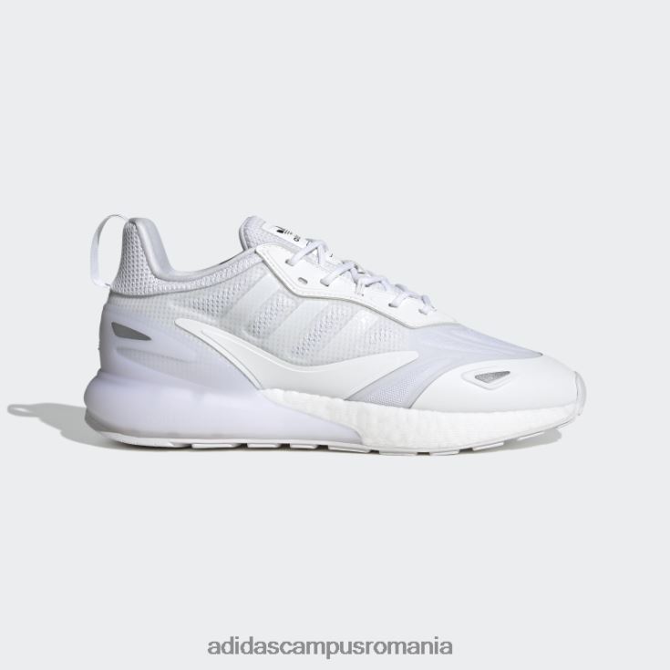 adidas campus romania pantofi albi zx 2k boost 2.0 bărbați alb negru J266N2677