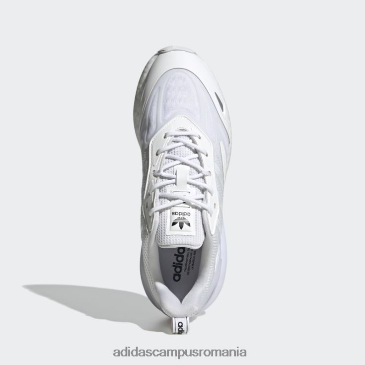 adidas campus romania pantofi albi zx 2k boost 2.0 bărbați alb negru J266N2677