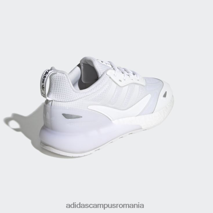 adidas campus romania pantofi albi zx 2k boost 2.0 bărbați alb negru J266N2677