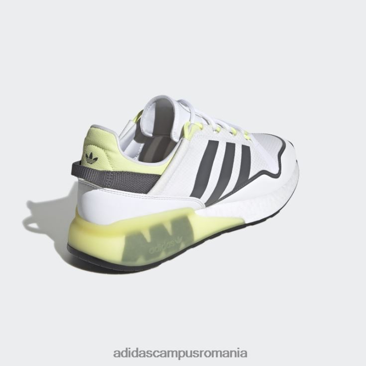 adidas campus romania pantofi albi zx 2k boost pure bărbați alb/gri/galben J266N2652