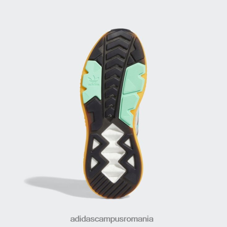adidas campus romania pantofi albi zx 5k boost bărbați alb/papură de mentă/roșu J266N2695