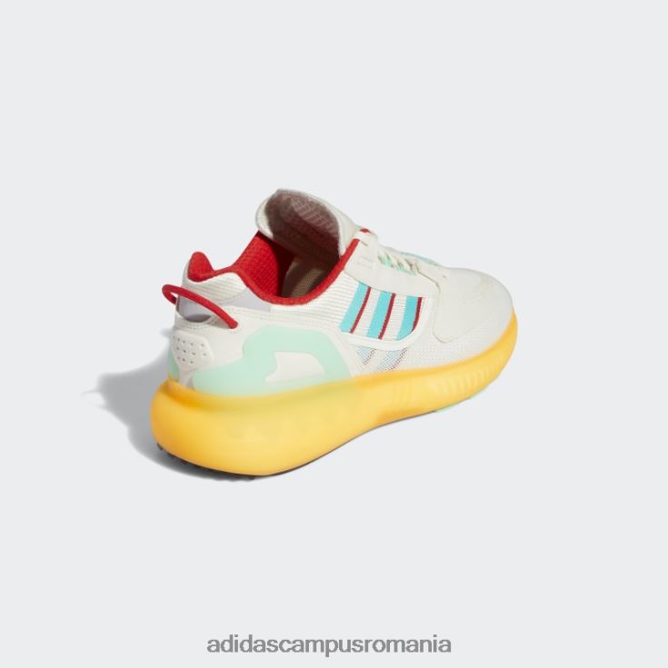 adidas campus romania pantofi albi zx 5k boost bărbați alb/papură de mentă/roșu J266N2695
