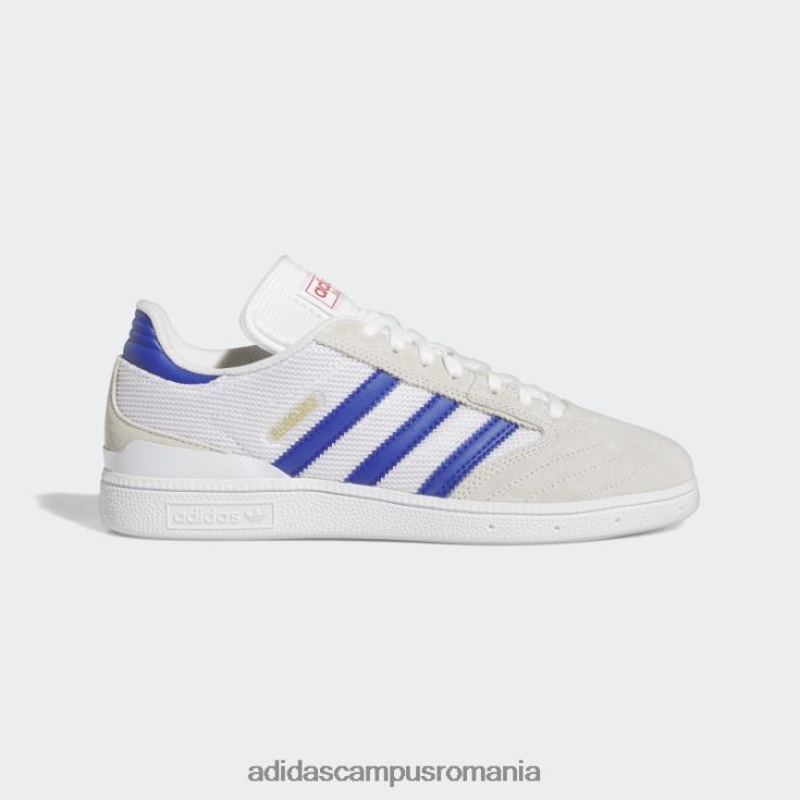 adidas campus romania pantofi busenitz albi bărbați alb/albastru/auriu metalic J266N24196