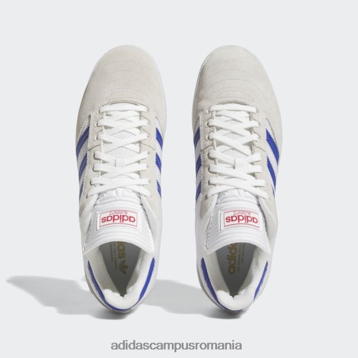 adidas campus romania pantofi busenitz albi bărbați alb/albastru/auriu metalic J266N24196