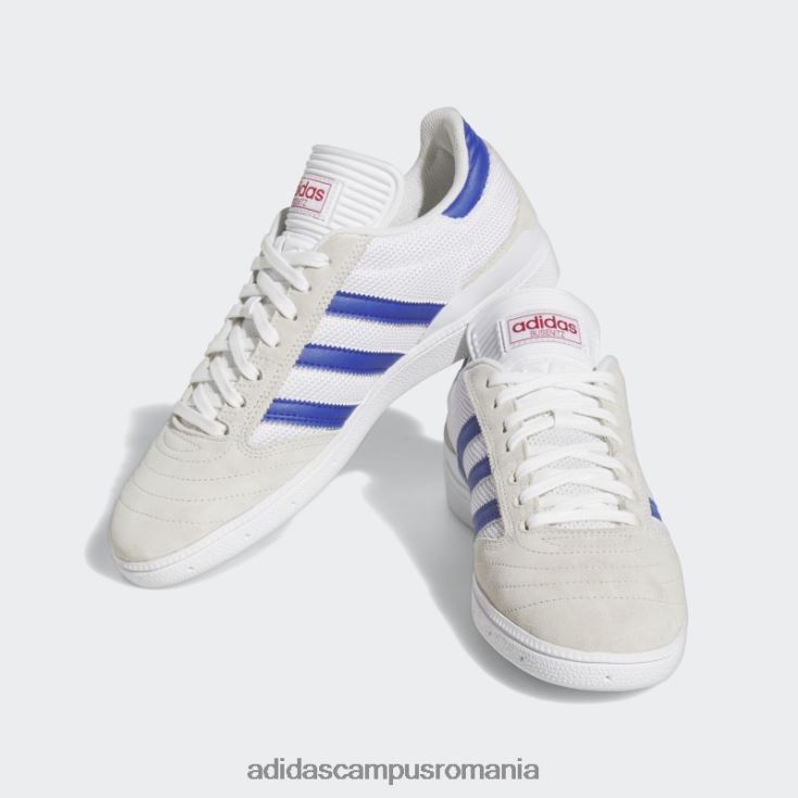 adidas campus romania pantofi busenitz albi bărbați alb/albastru/auriu metalic J266N24196