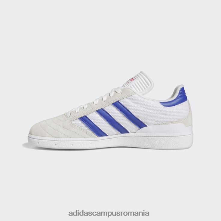 adidas campus romania pantofi busenitz albi bărbați alb/albastru/auriu metalic J266N24196
