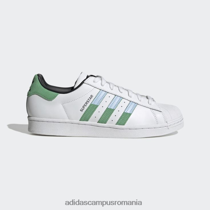 adidas campus romania pantofi de superstar albastru zori bărbați zori alb/verde/albastru J266N24129